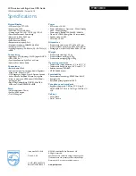 Preview for 3 page of Philips Brilliance 190B1CB Specifications