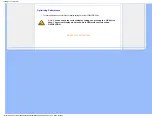 Предварительный просмотр 62 страницы Philips Brilliance 190B9CS Electronic User'S Manual