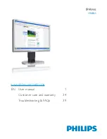 Philips Brilliance 190BL1 User Manual предпросмотр