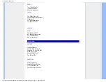 Preview for 82 page of Philips Brilliance 190S9 Electronic User'S Manual