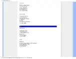 Preview for 85 page of Philips Brilliance 190S9 Electronic User'S Manual