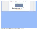Предварительный просмотр 11 страницы Philips Brilliance 190SW9FB User Manual