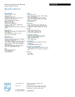 Preview for 3 page of Philips Brilliance 19B1CB/00 Specifications