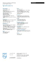 Preview for 3 page of Philips Brilliance 19B1CS Specifications