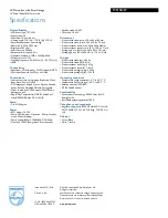 Preview for 3 page of Philips Brilliance 19S1SB/27 Specifications