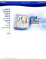 Philips Brilliance 201B (Italian) User Manual предпросмотр