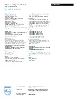 Preview for 3 page of Philips Brilliance 220B2CB Specifications