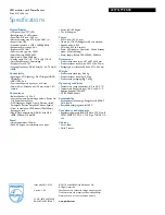 Preview for 3 page of Philips Brilliance 221P3LPYES Specifications