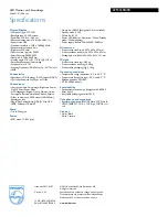 Preview for 3 page of Philips Brilliance 221S3LSB Specifications