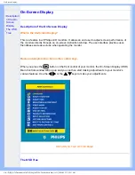 Предварительный просмотр 17 страницы Philips BRILLIANCE 230W5 User Manual