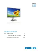 Preview for 1 page of Philips Brilliance 231P4QPY User Manual