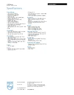 Preview for 3 page of Philips Brilliance 234CL2SB Specifications