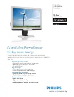 Philips Brilliance 235B2CS Specifications предпросмотр