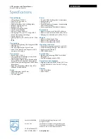 Preview for 3 page of Philips Brilliance 235B2CS Specifications