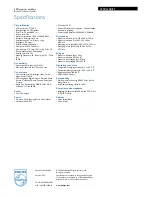 Preview for 3 page of Philips Brilliance 239CL2SB Specifications