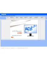 Philips Brilliance 240B1CB/27 User Manual предпросмотр