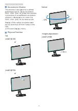 Предварительный просмотр 11 страницы Philips Brilliance 240B7 User Manual