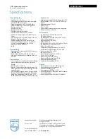 Preview for 3 page of Philips Brilliance 240BW9CB Specifications