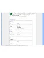 Предварительный просмотр 33 страницы Philips Brilliance 240BW9CB User Manual