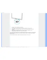 Preview for 31 page of Philips Brilliance 240PW9EB User Manual