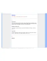 Preview for 109 page of Philips Brilliance 240PW9EB User Manual