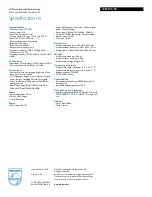 Preview for 3 page of Philips Brilliance 240S1CS Specifications