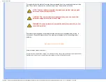 Предварительный просмотр 28 страницы Philips Brilliance 240SW9FB Electronic User'S Manual