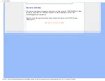 Предварительный просмотр 82 страницы Philips Brilliance 240SW9FB Electronic User'S Manual