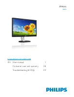 Предварительный просмотр 1 страницы Philips Brilliance 241P4 User Manual