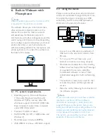 Preview for 20 page of Philips Brilliance 241P6 User Manual