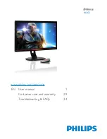 Предварительный просмотр 1 страницы Philips Brilliance 242G5DJEB User Manual