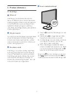 Предварительный просмотр 11 страницы Philips Brilliance 245P2EB User Manual