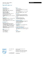 Preview for 3 page of Philips Brilliance 245P2ES Specifications