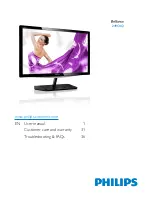 Предварительный просмотр 1 страницы Philips Brilliance 249C4Q
Brilliance 249C4QH User Manual