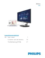 Philips Brilliance 258B6 User Manual предпросмотр