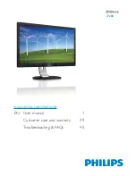 Philips Brilliance 272B4 User Manual предпросмотр