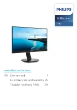 Philips Brilliance 272B7 User Manual preview