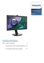 Philips Brilliance 272P User Manual предпросмотр