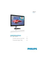 Philips Brilliance 272P4 User Manual preview