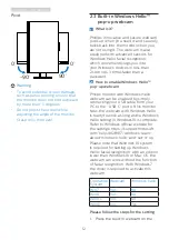 Preview for 14 page of Philips Brilliance 326P1 User Manual