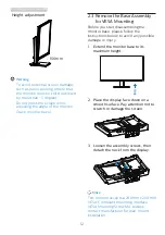 Preview for 14 page of Philips Brilliance 439P1 User Manual