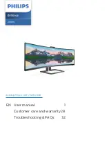 Philips Brilliance 499P9 User Manual предпросмотр