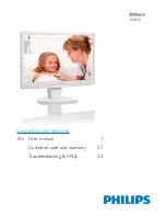 Предварительный просмотр 1 страницы Philips Brilliance C221S3 User Manual