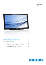 Preview for 1 page of Philips Brilliance S221C3 User Manual