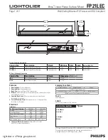 Preview for 1 page of Philips Brisa FP21LEC Specification