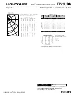 Preview for 2 page of Philips Brisa FP28UDA Dimensions