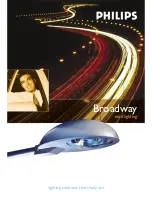 Preview for 1 page of Philips Broadway Road Lighting Brochure