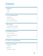 Preview for 3 page of Philips BT100 User Manual