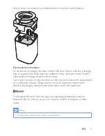 Preview for 7 page of Philips BT100 User Manual