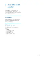 Предварительный просмотр 5 страницы Philips BT2000 User Manual